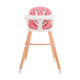 Стільчик для годування Kinderkraft Sienna Pink KKKSIENPNK0000