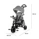 Триколісний велосипед Kinderkraft Jazz Grey KKRJAZZGRY0000