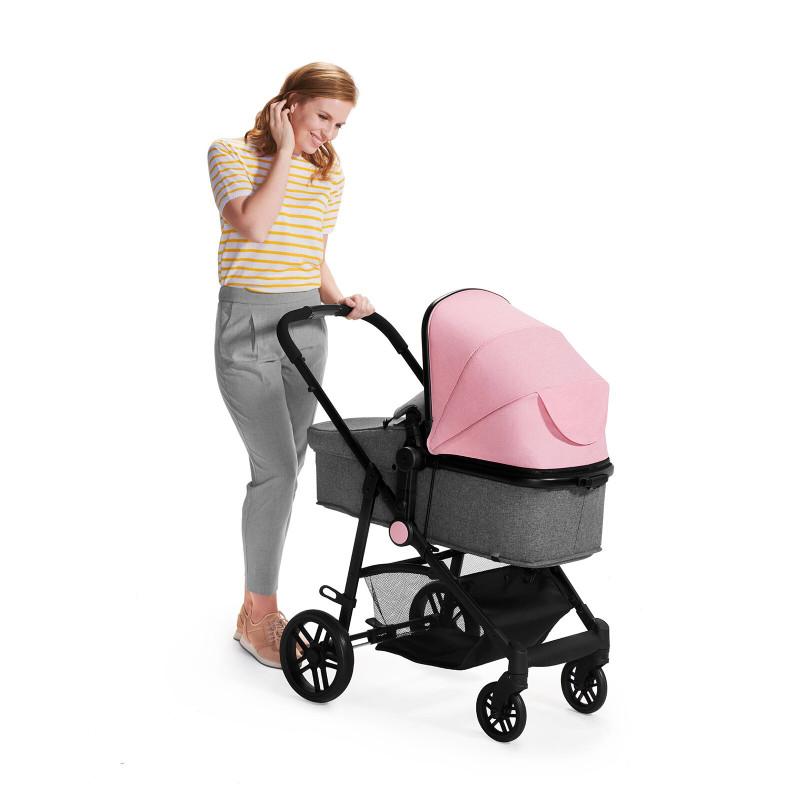 Універсальна коляска 3 в 1 Kinderkraft Juli Pink KKWJULIPNK3000