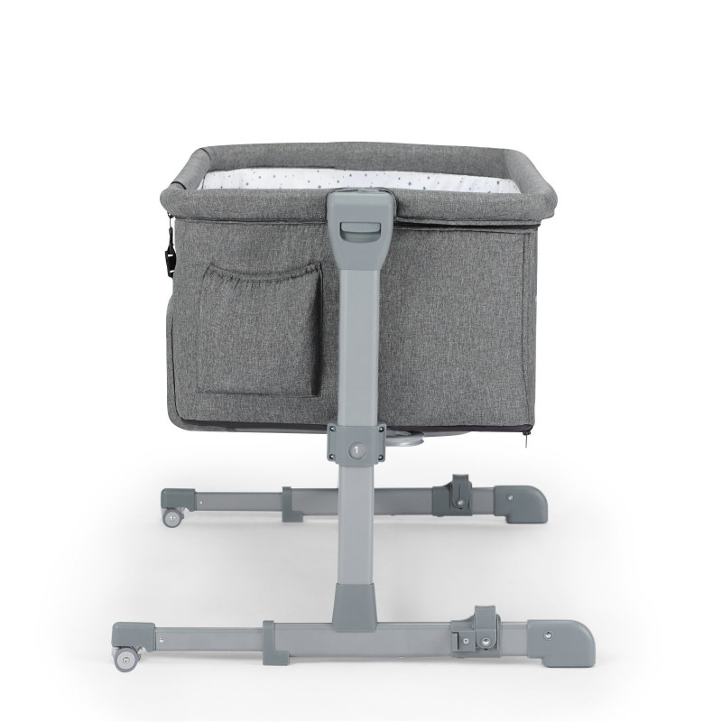 Приставне ліжечко-колиска Kinderkraft Neste Up Gray Melange KKLNESTGRYM00N