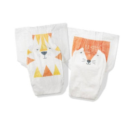 Підгузки KIT&KIN Еко розмір 4 34 шт/уп, 9-14 кг, Лисичка/ Тигр