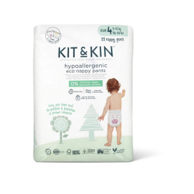 Підгузки KIT&KIN Еко трусики розмір 4 22 шт/уп, 9-15 кг, Леопард/Бегемот
