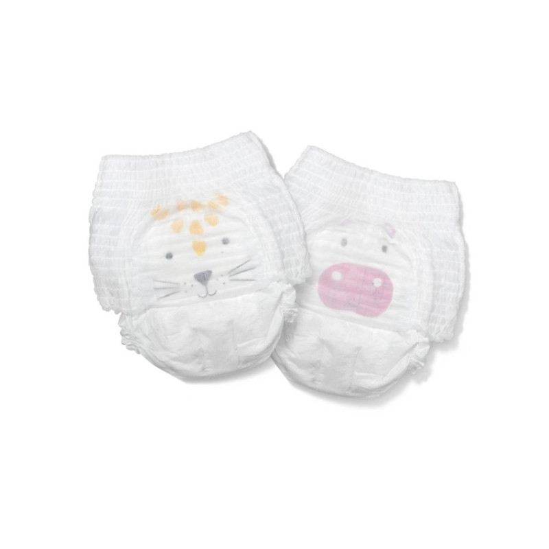 Підгузки KIT&KIN Еко трусики розмір 4 22 шт/уп, 9-15 кг, Леопард/Бегемот