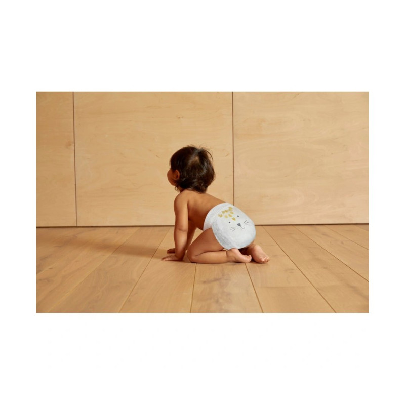 Підгузки KIT&KIN Еко трусики розмір 4 22 шт/уп, 9-15 кг, Леопард/Бегемот