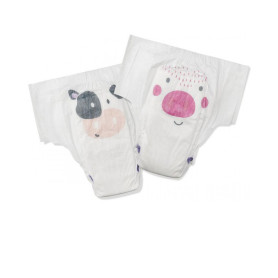Підгузки KIT&KIN Еко трусики розмір 5 20 шт/уп, 12-17 кг, Корова/ Поросятко