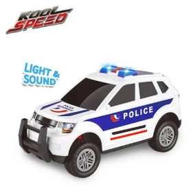 Інерційна машинка Kool Speed зі світловими та звуковими ефектами Поліцейська 38,5х15х21,1 см/Aqua Quest