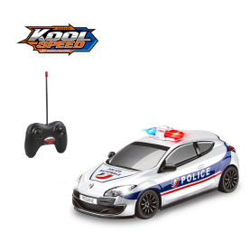 Машинка на радіокеруванні Kool Speed RENAULT Megane RS Поліція на батарейках 29,8x15,5x14 см