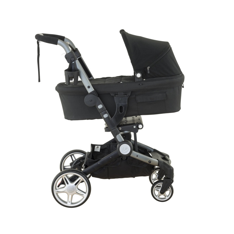 Люлька Larktale Coast Carrycot Folding-Black-w/Adaptors