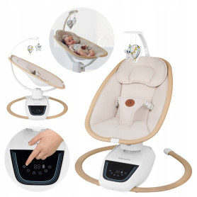 Крісло-Гойдалка Lionelo Ola Beige Natural