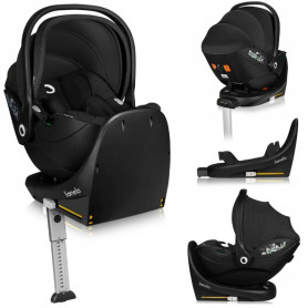 База з Автокріслом Lionelo Moxie I-Size Set Black Carbon