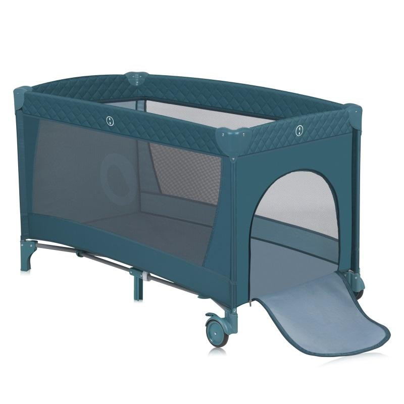 Ліжечко-Манеж Lionelo Flower Green Turquoise