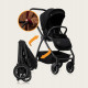 Універсальна Коляска 2 в 1 Lionelo Meril 2In1 Black Onyx