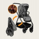 Універсальна Коляска 2 в 1 Lionelo Meril 2In1 Grey Stone