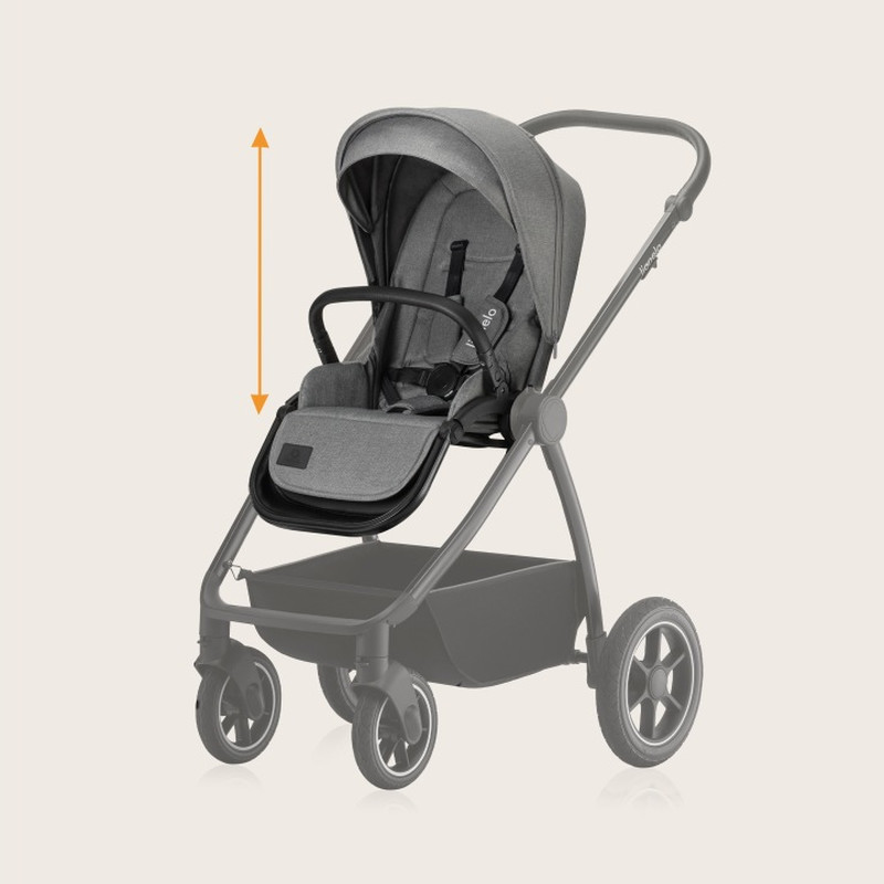 Універсальна Коляска 2 в 1 Lionelo Meril 2In1 Grey Stone