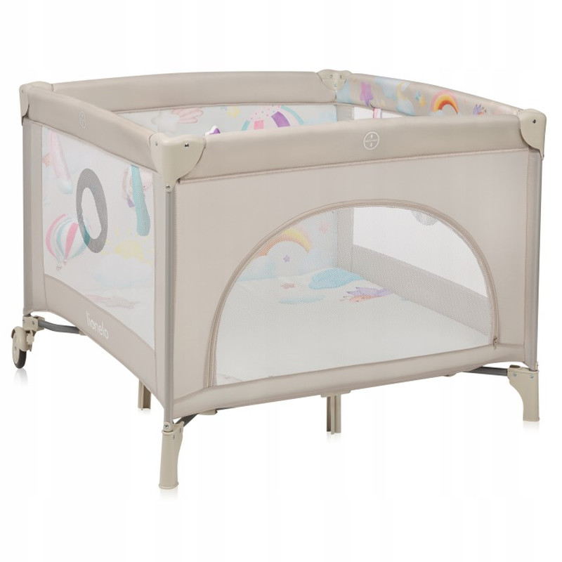 Манеж Lionelo Mille Plus Grey Beige