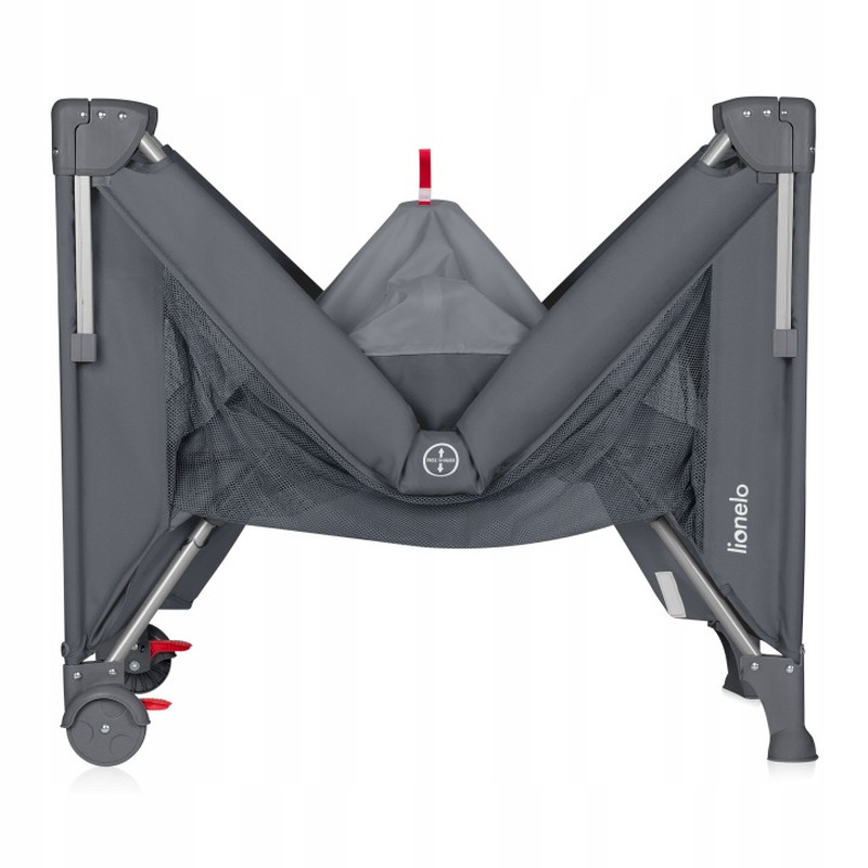 Ліжечко-Манеж Lionelo Ellen Grey Cobcrete