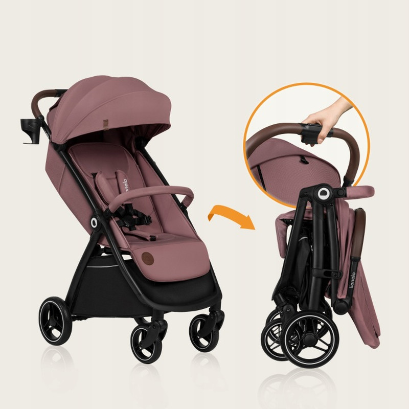 Прогулянкова Коляска Lionelo Ingrid Pink Muave