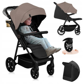 Прогулянкова Коляска Lionelo Mira Beige Sand