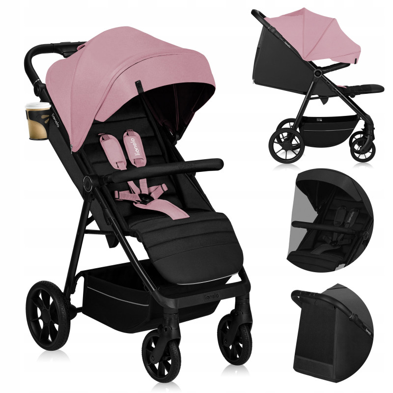 Прогулянкова Коляска Lionelo Mira Pink Rose