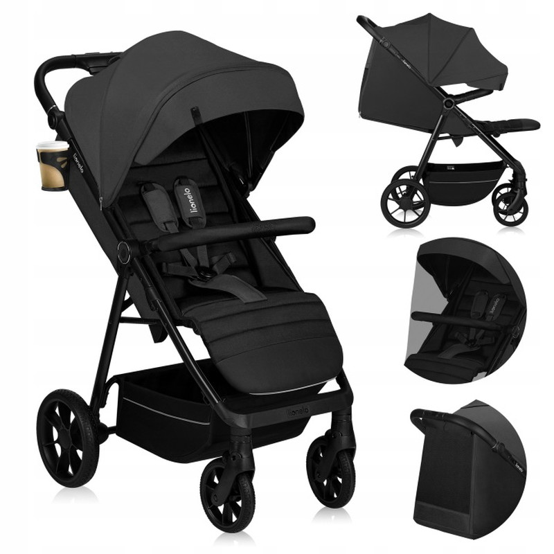 Прогулянкова Коляска Lionelo Mira Grey Graphite