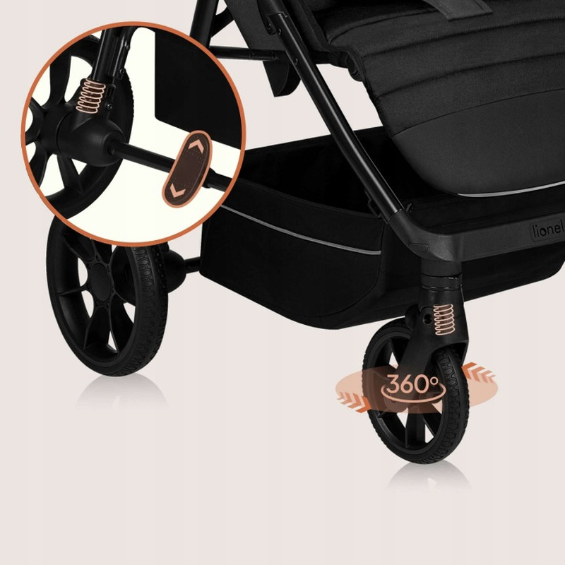 Прогулянкова Коляска Lionelo Mira Grey Graphite