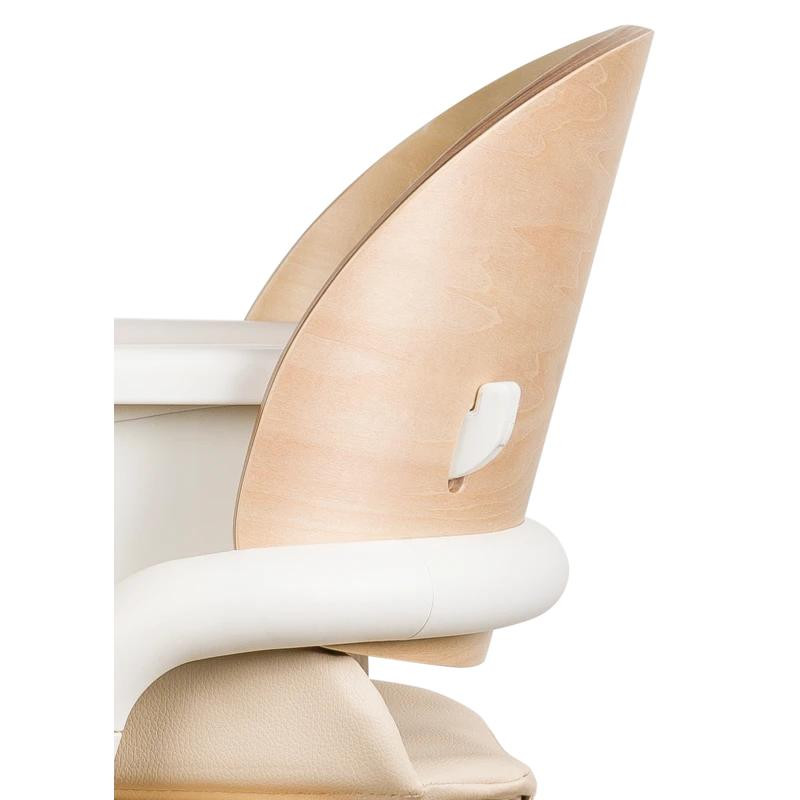 Стілець для Годування Lionelo Celia White Natural Wood