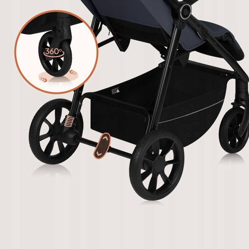 Прогулянкова Коляска Lionelo Iva Grey Graphite