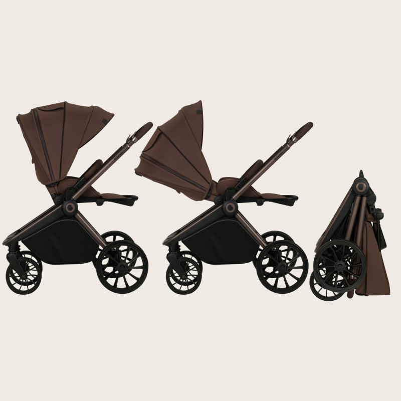 Універсальна коляска 2 в 1 Lionelo Mika Plus 2In1 Mocha Mousse