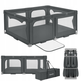 Манеж Lionelo Florence Easy Fold Grey Graphite