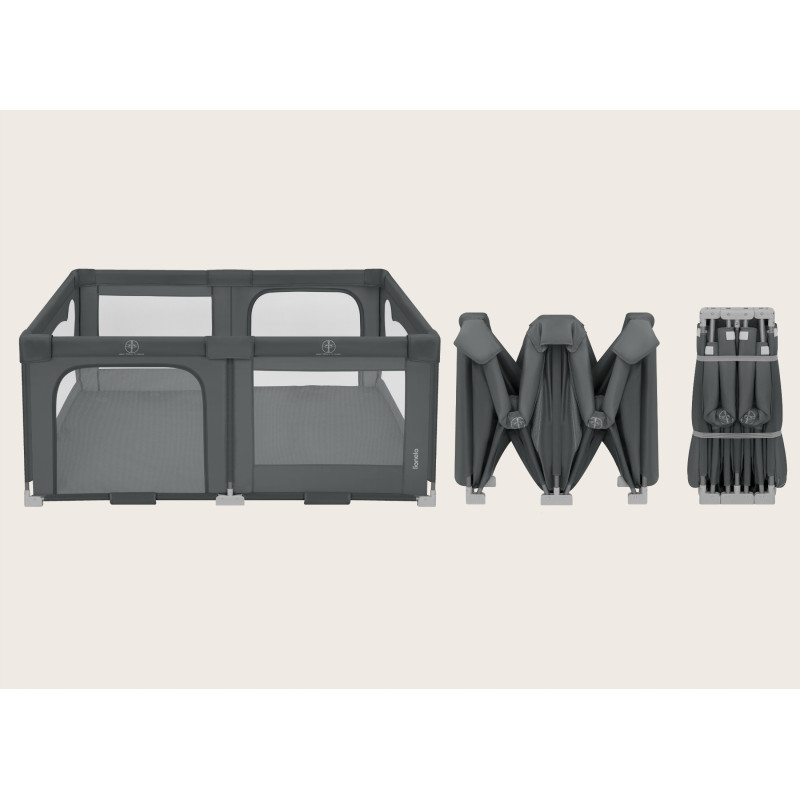 Манеж Lionelo Florence Easy Fold Grey Graphite