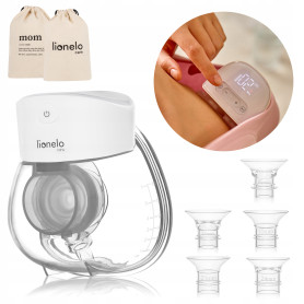 Молоковідсмоктувач Lionelo Fidi Free Lumi White Natural