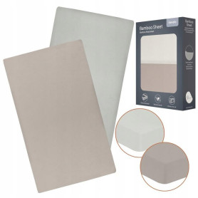 Простирадло Lionelo Bamboo Sheet off White Beige 80X42