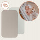 Простирадло Lionelo Bamboo Sheet off White Grey 80X42