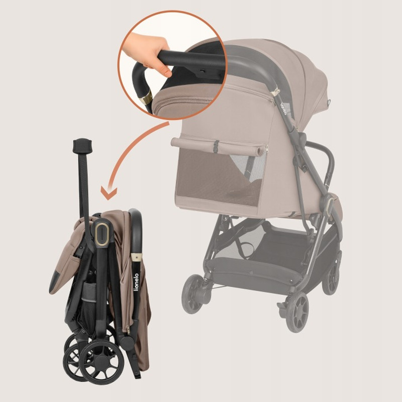 Прогулянкова коляска Lionelo Bess Beige Sand