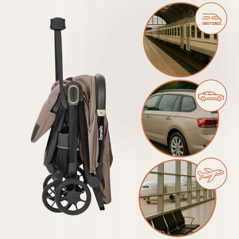 Прогулянкова коляска Lionelo Bess Beige Sand