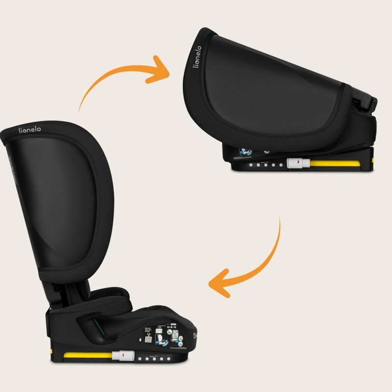 Автокрісло Lionelo Orin I-Size Black Carbon