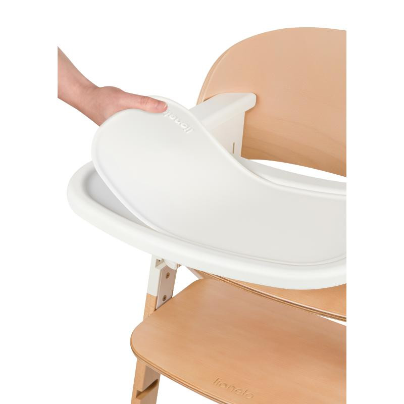 Стілець для Годування Lionelo Megan White Wood
