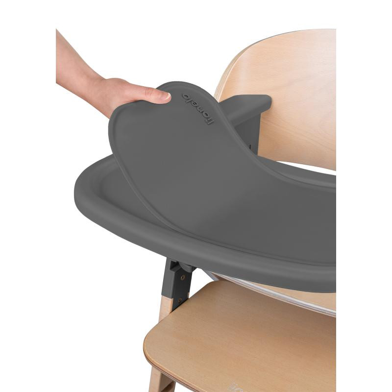 Стілець для Годування Lionelo Megan Grey Wood