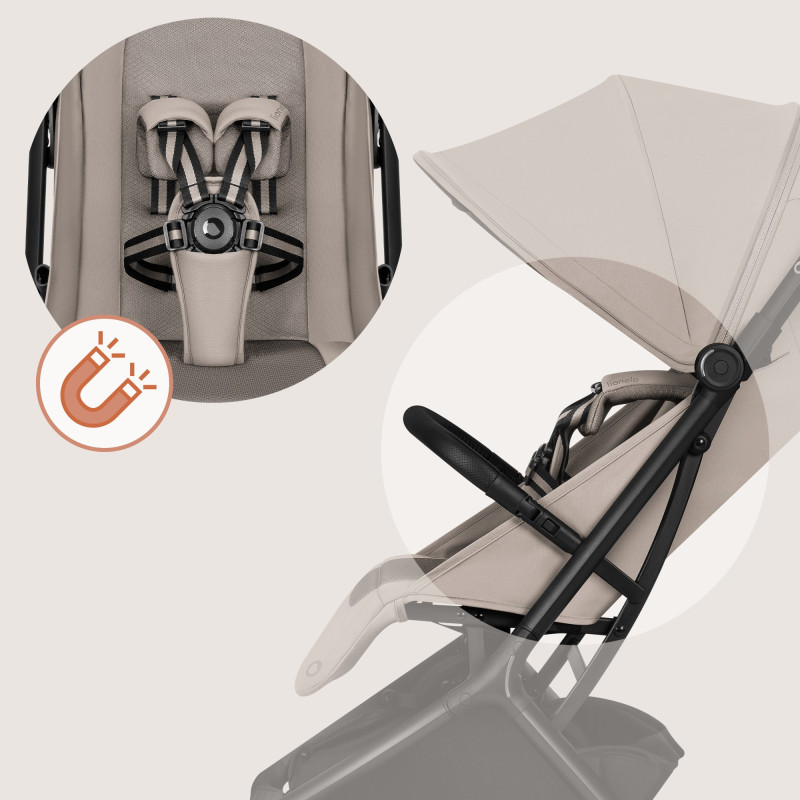 Прогулянкова коляска Lionelo SIA BEIGE SAND