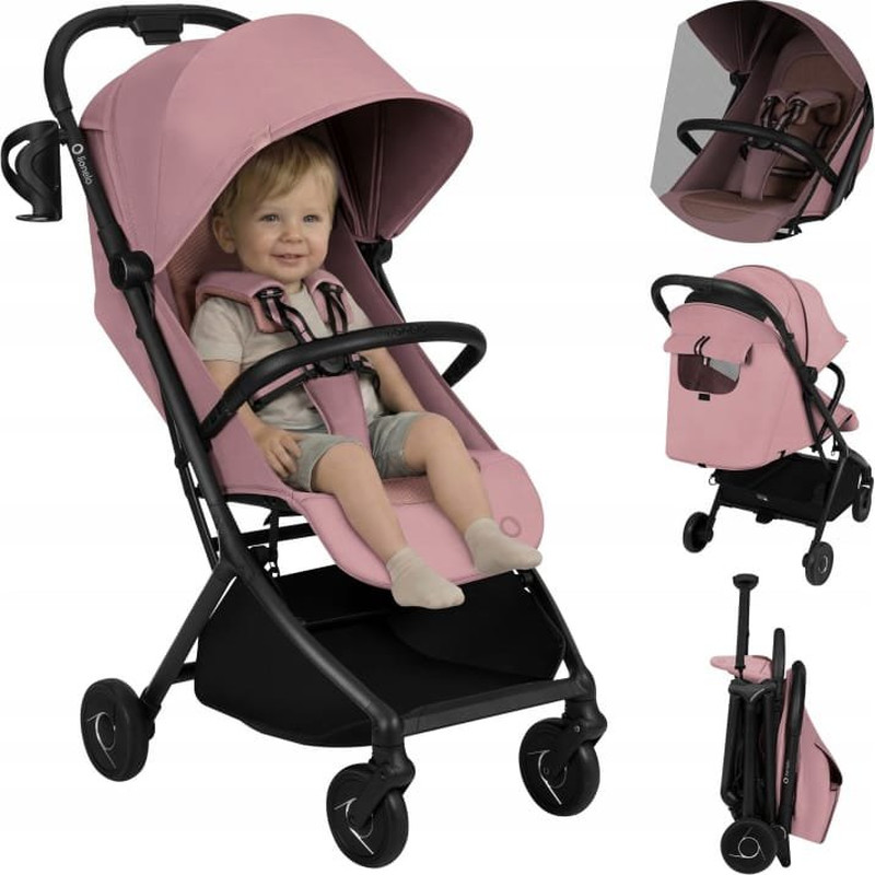 Прогулянкова коляска Lionelo SIA PINK ROSE
