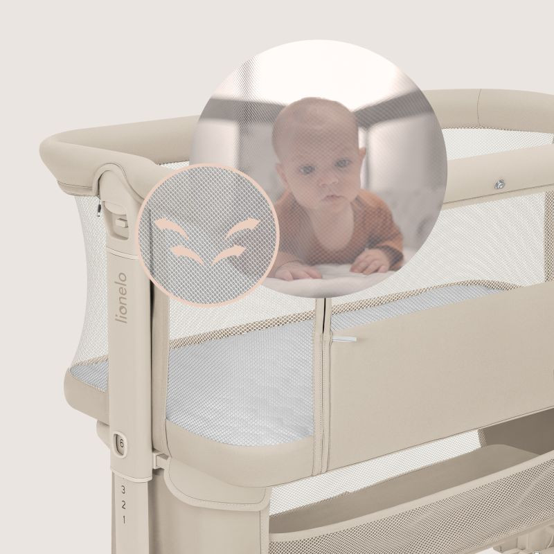 Ліжечко Lionelo JODIE BEIGE CREAM