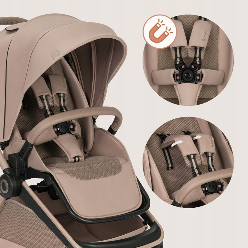 Універсальна Коляска 2 в 1 Lionelo Freya 2In1 Beige Sand