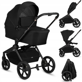 Універсальна Коляска 2 в 1 Lionelo Freya 2In1 Black Onyx