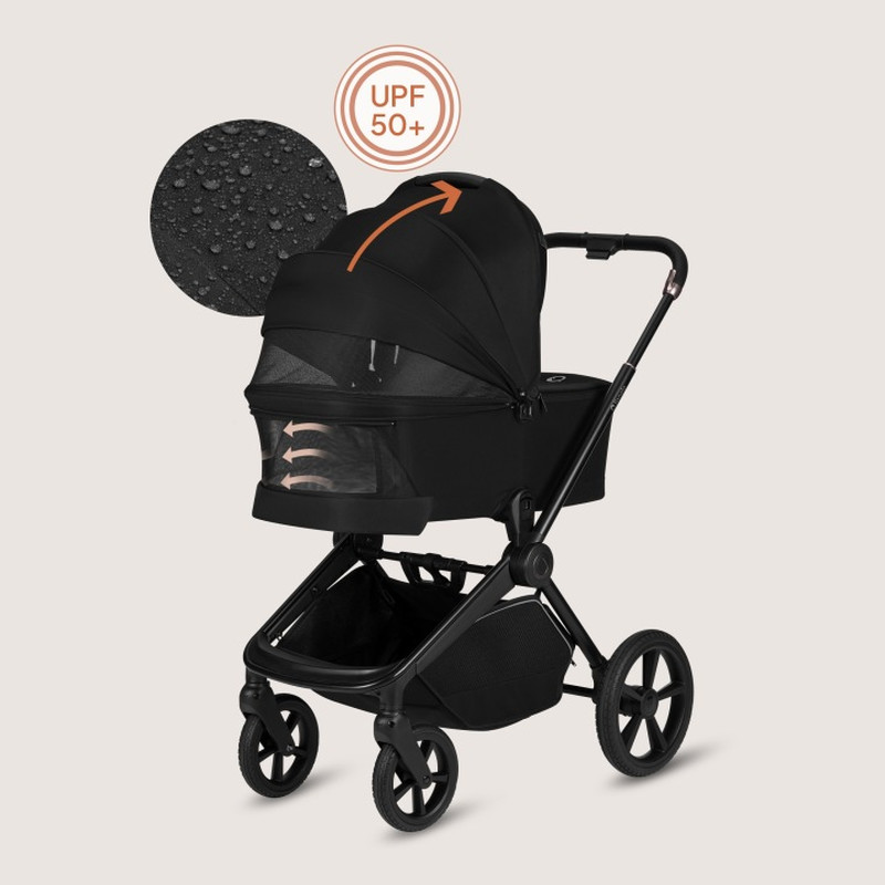 Універсальна Коляска 2 в 1 Lionelo Freya 2In1 Black Onyx