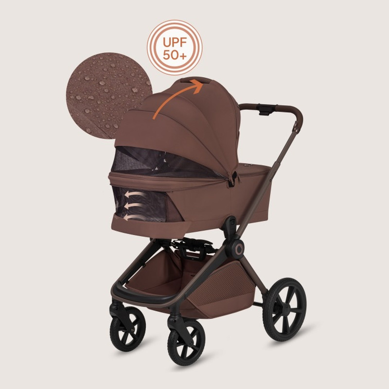 Універсальна Коляска 2 в 1 Lionelo Freya 2In1 Brown Chocolate