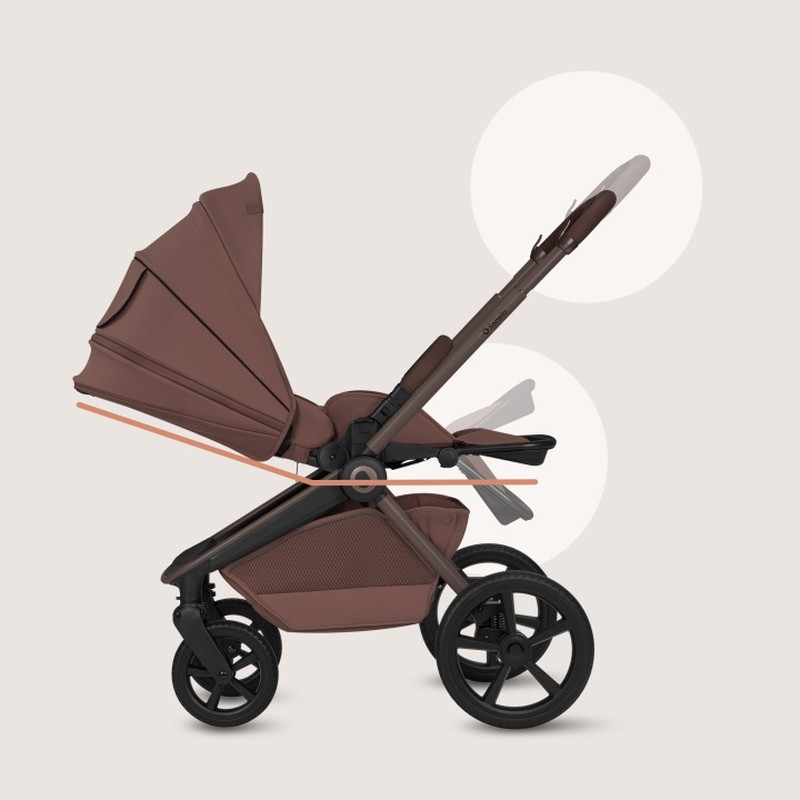 Універсальна Коляска 2 в 1 Lionelo Freya 2In1 Brown Chocolate