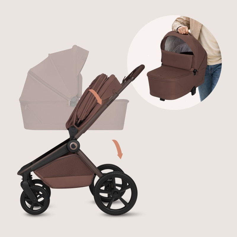 Універсальна Коляска 2 в 1 Lionelo Freya 2In1 Brown Chocolate