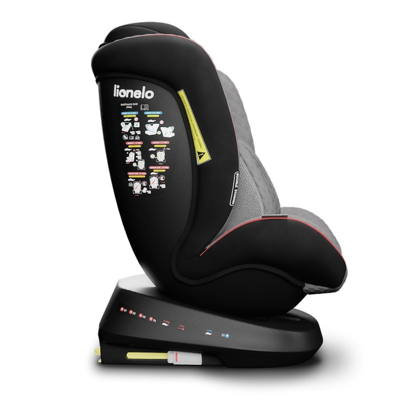 Автокрісло Lionelo Bastiaan One Grey Stone Black