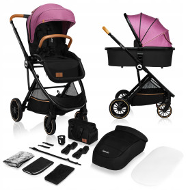 Прогулянкова коляска Lionelo Riya 3 Pink Violet