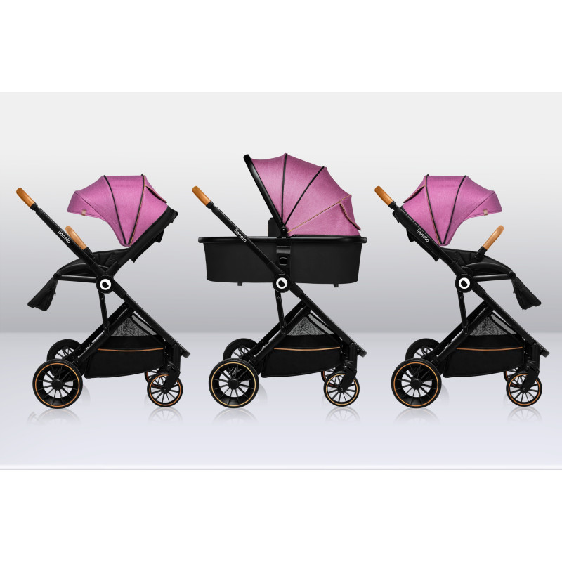 Прогулянкова коляска Lionelo Riya 3 Pink Violet